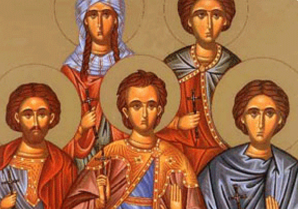Άγιοι Πέτρος, Διονύσιος, Ανδρέας, Παύλος, Χριστίνα, Ηράκλειος, Παυλίνος και Βενέδιμος οι Μάρτυρες
