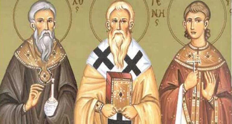 Ο Άγιος Αθηνογένης ο Ιερομάρτυρας Επίσκοπος Πηδαχθόης και οι Δέκα Μαθητές του
